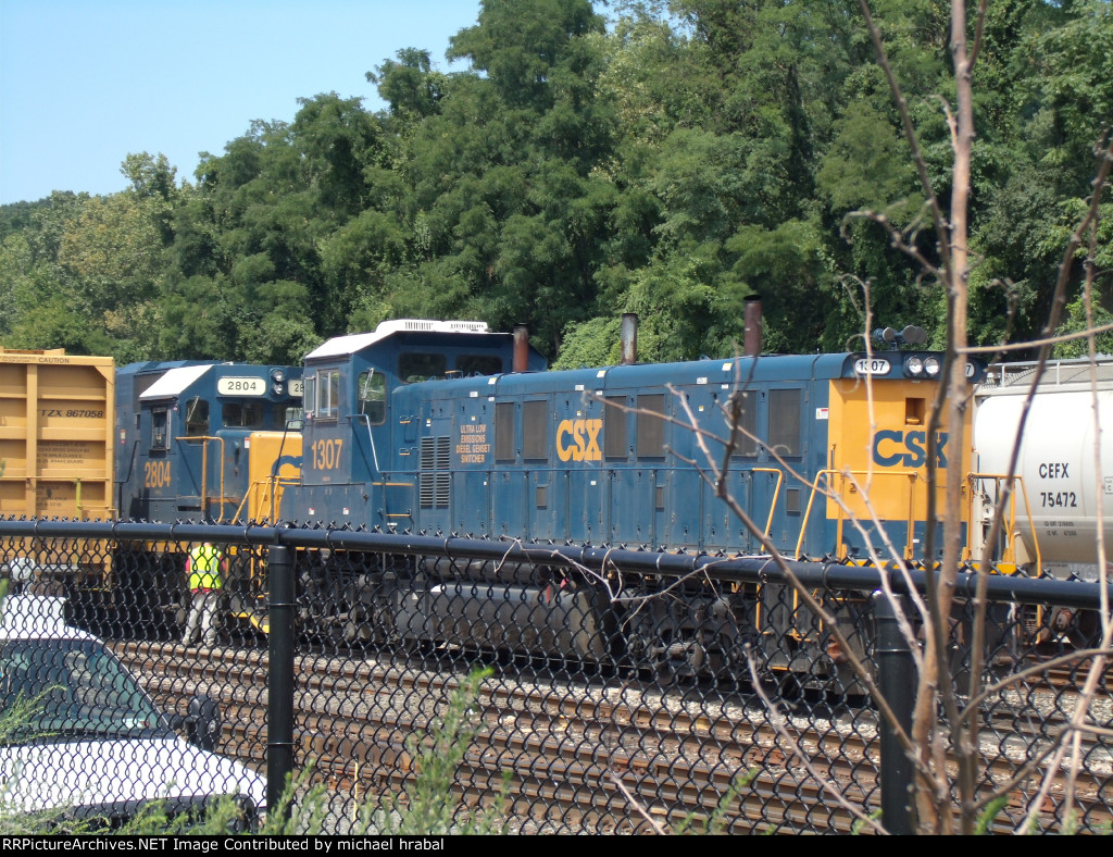 CSX 1307 at Croton Yard